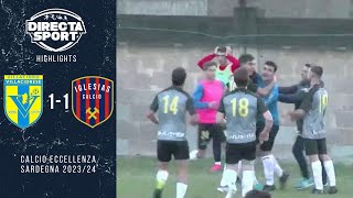 Calcio Eccellenza  VillacidreseIglesias 11 Highlights [upl. by Enived388]