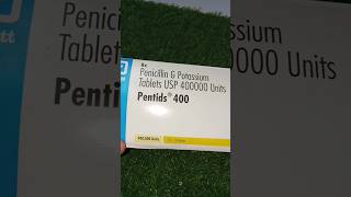 Pentids 400 Tablet Use Side Effects doses  pentidstablet penicillin viralvideo ytviral [upl. by Yeneffit]