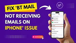 Fix BT Mail Not Receiving Emails on iPhone Issue  Help Email Tales [upl. by Aydin]