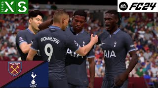 FC 24 West Ham Vs Tottenham Hotspurs League 2024 Gameplay [upl. by Demaggio]