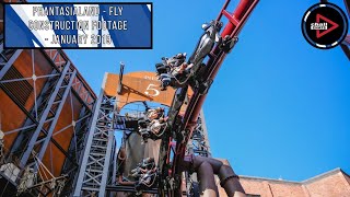 FLY Construction Footage  January 2019  Phantasialand  Chall Chats [upl. by Jr505]