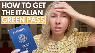 HOW TO GET THE GREEN PASS IN ITALY  Sharing the ENTIRE Experience I Italy Travel I Rome Italy [upl. by Idnam371]