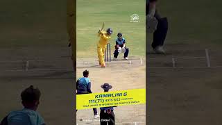 Kamalini’s knock of 111 was pure class 🎥 credits TNCA SuperKingsAcademy💪TrainLikeASuperKing🏏 [upl. by Hollinger521]