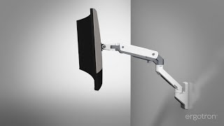 HX Wall Monitor Arm from Ergotron Top Features amp Benefits [upl. by Rediah32]