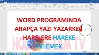 Word Programında Arapça Yazarken Hareke Eklemek HologramTv [upl. by Aziaf]