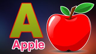 A for apple  अ से अनार  abcd  phonics song  a for apple b for ball c for cat  abcd song  abcde [upl. by Eduam]