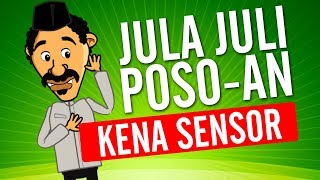 Jula Juli Puasa Kena Sensor Animasi Cak Kartolo CS Mudik Lucu [upl. by Kcirdla]