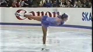 Katarina Witt GDR  1988 Worlds Ladies Short Program [upl. by Eyaj]