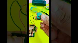 Simple dc connection trending experiment dcmotor scienceexperiment diy youtubeshorts science [upl. by Ilahsiav513]