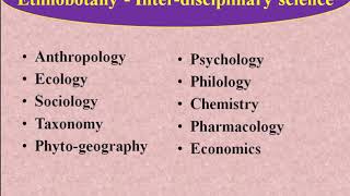 Introduction to Ethnobotany  BSc II Year [upl. by Shelly83]