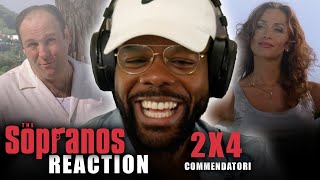 Sopranos 2x4 REACTION Commendatori [upl. by Kciv464]