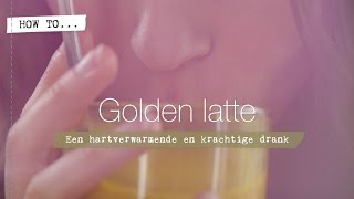 How to een hartverwarmende Golden latte [upl. by Noirad]