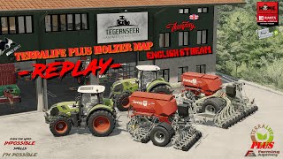 Vlog173  The allmost daily FarmSimShow  TerraLife Plus Holzer24   English Replay [upl. by Silma791]