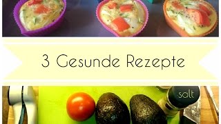 3 gesunde Rezepte  3 healthy recipes [upl. by Voletta]