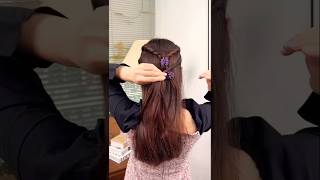 easy hairstyles for long hair viralshort shortsviral shortsvideo hairstylist [upl. by Nahgiem]