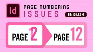 Overlapping Page Number Issue in Adobe InDesign ENGLISH [upl. by Dreyer]