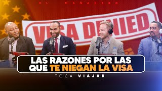 Ex Consul USA 🇺🇸 dice las Razones por las que te niegan la Visa  Toca Viajar [upl. by Yatnuahs]