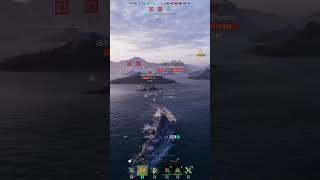 Sinop vs Hyuga A Brutal Broadside Duel  World of Warships worldofwarships shorts [upl. by Bruell]