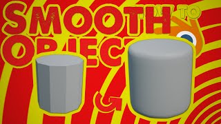 How to smooth objects Blender tutorial [upl. by Otrepur836]