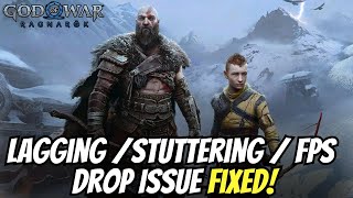 Fix God Of War Ragnarok Lagging amp Stuttering Issue on PC  Low FPS Drop [upl. by Cirdes479]