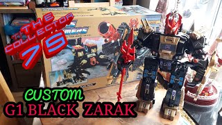 Transformers Custom G1 BLACK ZARAK [upl. by Cilegna]