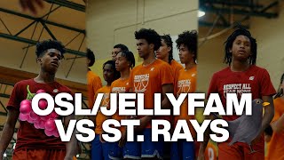 NYC HIGH SCHOOL BASKETBALL IS BACK🔥 OSLJELLYFAM VS ST RAYS WAS A MOVIE🎬 [upl. by Armilda]