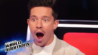 9 INCREDIBLE ALLSTARS Blind Auditions on The Voice [upl. by Mazurek117]