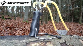 Barnett Black Widow Slingshot Shooting Test [upl. by Bourne762]