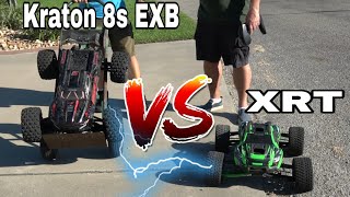 Kraton 8s EXB VS Traxxas XRT Round 5 [upl. by Charin]