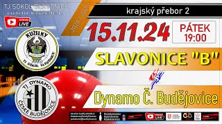 KP2  15112024  Slavonice B vs Dynamo Č Budějovice [upl. by Hannad823]