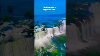 THE STUNNING IGUAZU FALLS ARGENTINA SIDE argentina travel adventure vacation tour waterfall [upl. by Sirdna294]