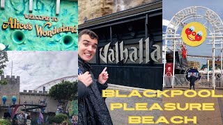 BLACKPOOL PLEASURE BEACH VLOG [upl. by Ayouqes380]