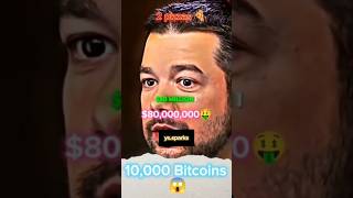 Worlds most expensive pizza 🍕🙀podcast bitcoin crypto [upl. by Adnorrehs]