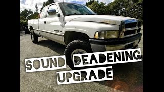 Sound Deadening the 2nd gen Ram [upl. by Alvan907]