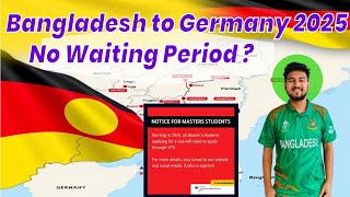 Germany 2025 Masters Students Apply Through VFS  No waiting Period ২০২৫ থেকে জার্মানীর নতুন নিয়ম [upl. by Wolfson]