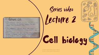 Cell biology  Eukaryotic cell  Animal cell  Lecture 2 [upl. by Louise]