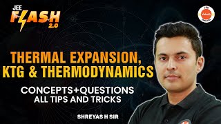 Thermal Expansion KTG amp Thermodynamics  JEE 202425  PYQs  Shreyas Sir [upl. by Artened]