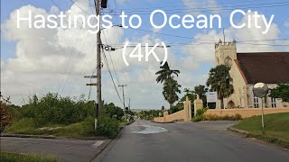 Driving in Barbados  Hastings Christ Church to Ocean City St Philip 4K [upl. by Hirai]