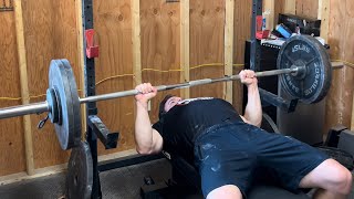 BENCHING 240lbs109kg for THE MOST REPS EVER [upl. by Schulman]