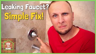 How To Fix A Leaking or Dripping Shower Head or Bathtub Faucet [upl. by Forcier]