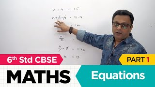 Class 6  Maths  Equations Part 1 [upl. by Ellenuahs]