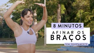 Treino para Secar e AFINAR os Braços em 8 minutos  Carol Borba [upl. by Anitsud]