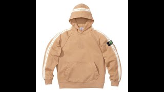 Supreme x Stone Island Sweatshirt SS 22 Review  Try On [upl. by Laitselec]