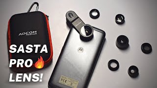 Adcom 8 in 1 Mobile Lens Kit Unboxing and Review  Adcom Travel Lens Kit [upl. by Hy923]