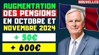 🚨Retraites  des augmentations attendues en octobre et novembre 2024 pour des millions de Français [upl. by Assyle]