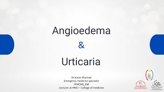 Angioedema amp Urticaria [upl. by Nowyt306]