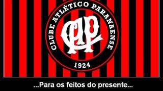 Hino do Athletico Paranaense Letra [upl. by Ellehcsor]