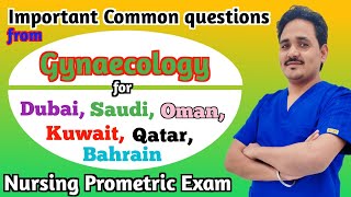 Important common questions from Gynaecology for dubaisaudiomanqatarkuwaitbahrain Prometric exam [upl. by Katt]