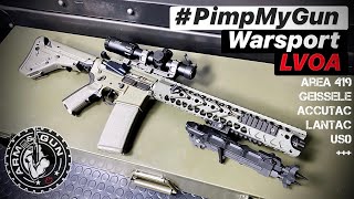 Warsport LVOA SBR  PimpMyGun  Area 419 AccuTac USO Lantac Geissele Phase 5 [upl. by Oiliruam]