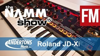 NAMM 2015  Roland JDXi Synthesizer [upl. by Lore49]